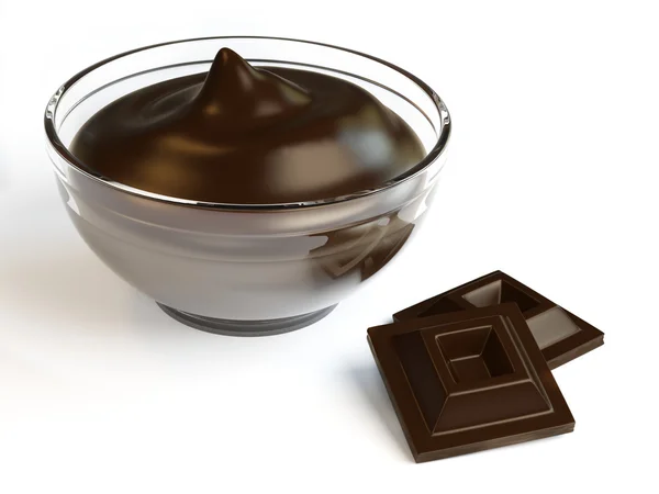 Crema de chocolate — Foto de Stock