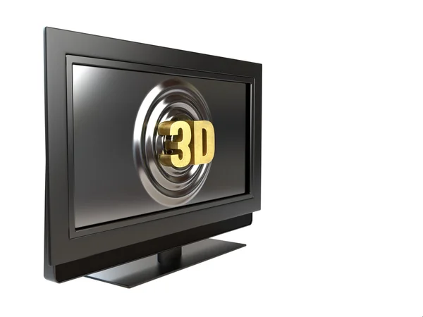 3D-Fernsehen — Stockfoto