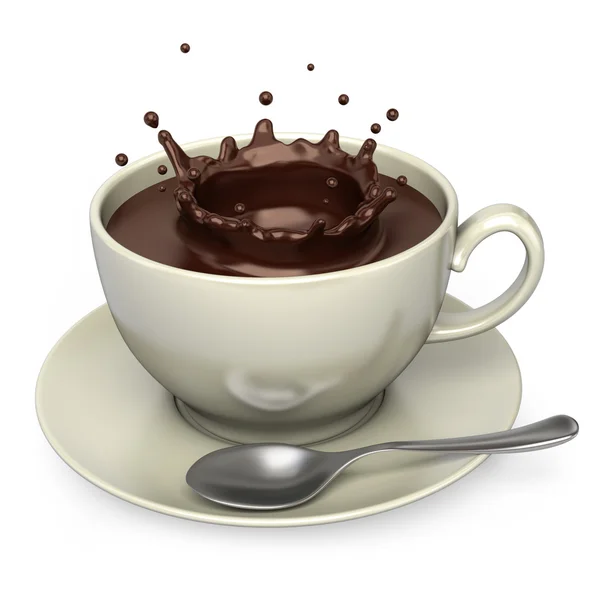 Chocolate cup — Stock Photo, Image
