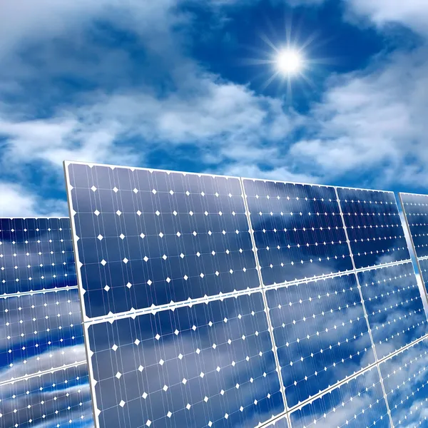 Paneles solares — Foto de Stock