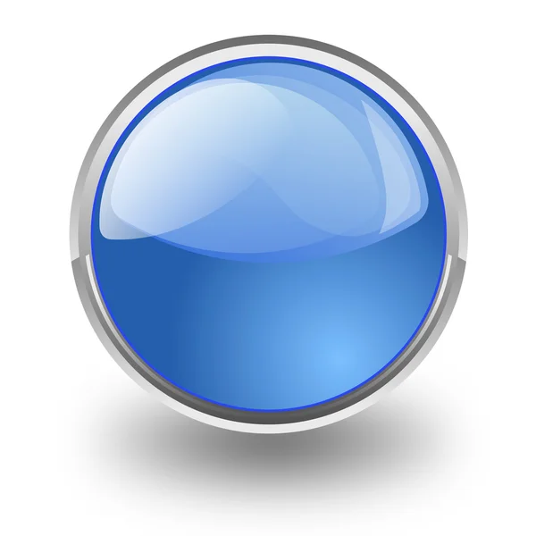 Blue button — Stock Photo, Image