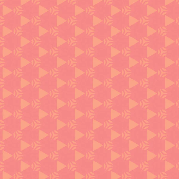 Persika och rosa cirklar och trianglar — Stockfoto