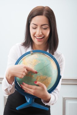 iş kadını ile dünya