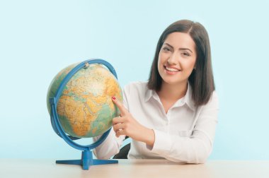 iş kadını ile dünya