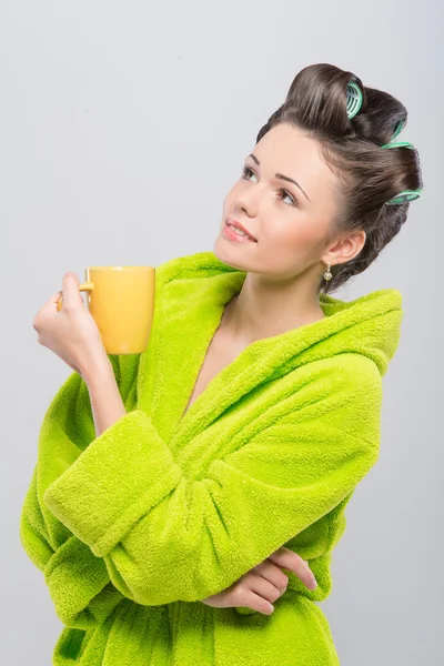 Pleasant housewife — Stock Photo, Image