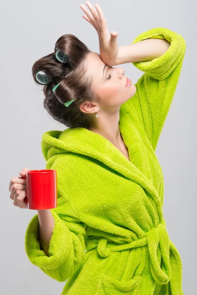 Aangename huisvrouw — Stockfoto