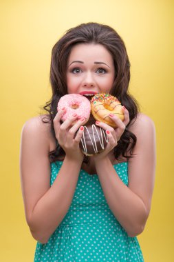 sweets ile seksi kadın