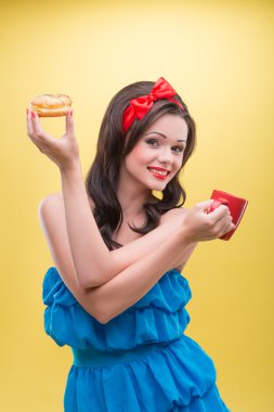 sweets ile seksi kadın