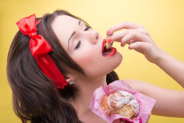 sweets ile seksi kadın