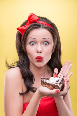 sweets ile seksi kadın