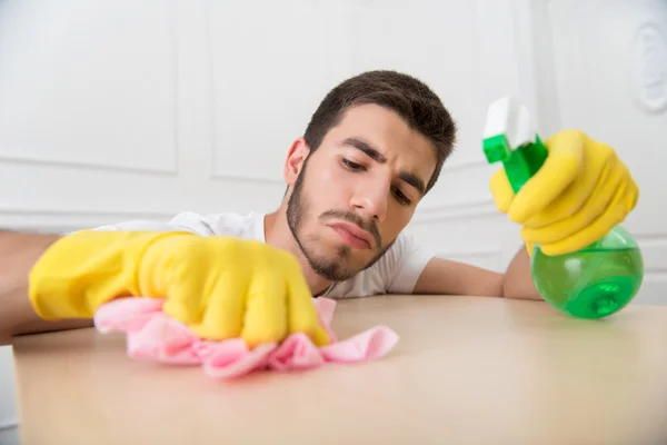 Janitor depriving you from dirt — Stock Photo, Image