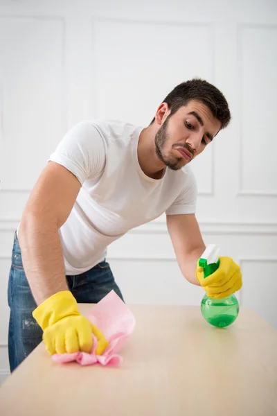 Janitor depriving you from dirt — Stock Photo, Image