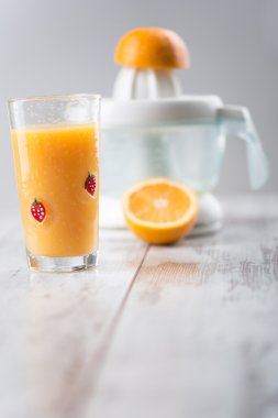 Orange juice is the best breakfast clipart