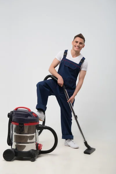 Janitor depriving you from dirt — Stock Photo, Image