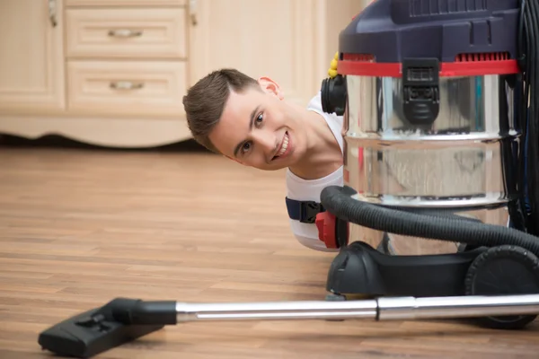 Janitor depriving you from dirt — Stock Photo, Image