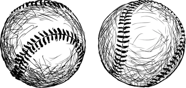 Bolas de béisbol — Archivo Imágenes Vectoriales