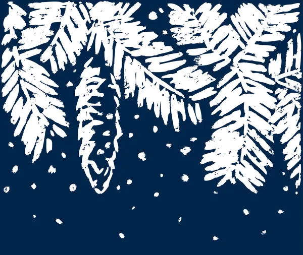 Branche congelée — Image vectorielle