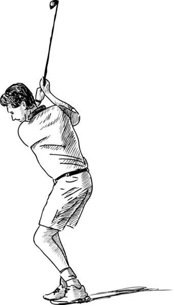 Golfeur — Image vectorielle