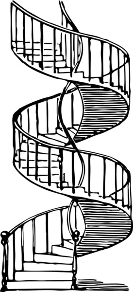 Escalier — Image vectorielle