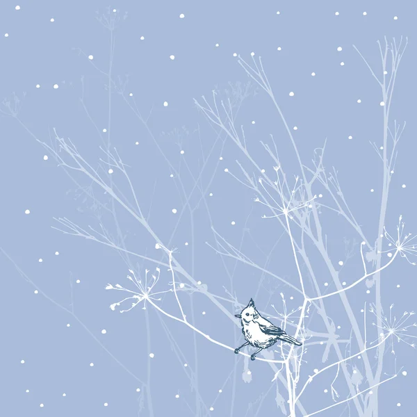 Jour d'hiver — Image vectorielle