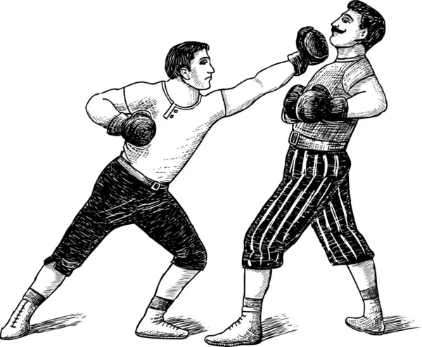 Boxers vintage — Vetor de Stock