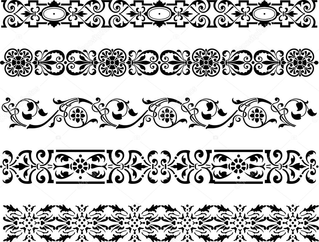 Ornamental Borders Stock Vector by ©chronicler101 43423587