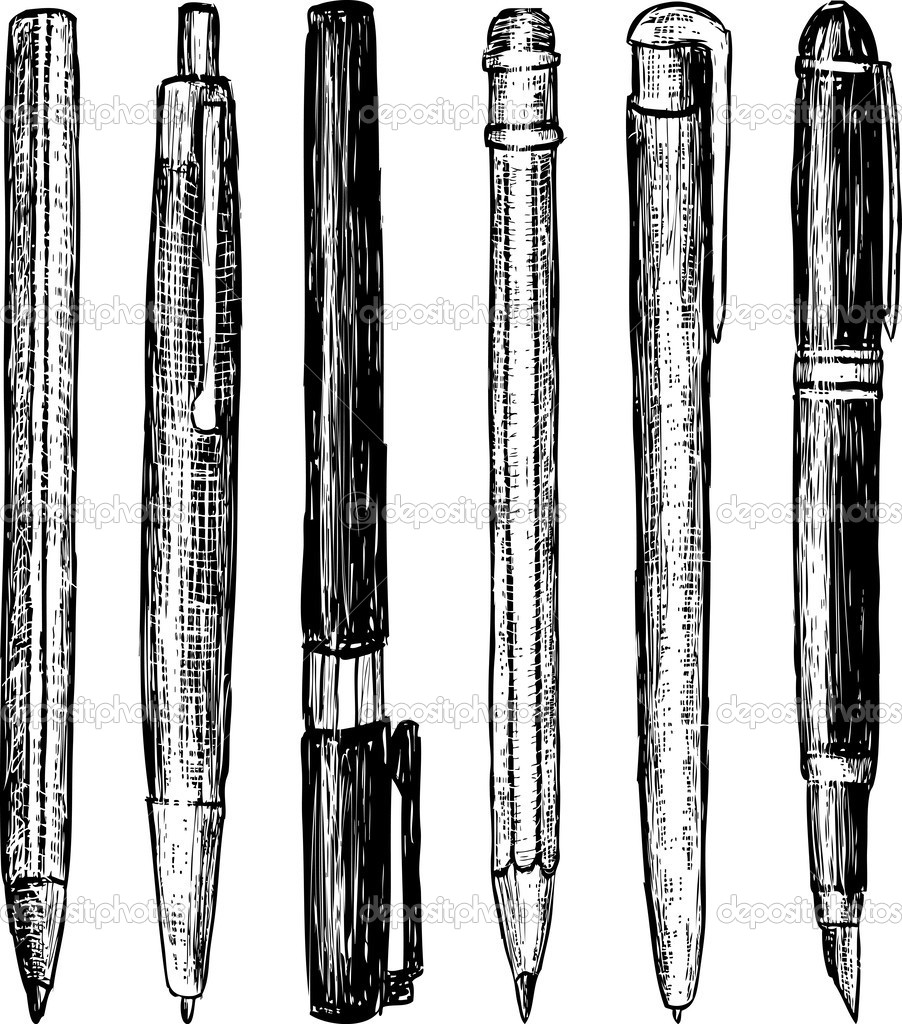 Pen and pencils set
