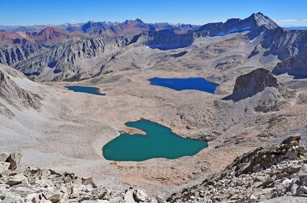 Schneemassen-Berg vom Hauptstadtgipfel aus gesehen, felsige Berge, colorado — Stockfoto