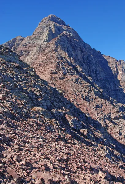 Pyramidengipfel, Elchkette, felsige Berge, Kolorado — Stockfoto