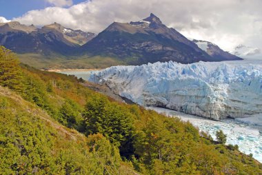 Perito Moreno Glacier and alpine landscape, Patagonia Argentina clipart