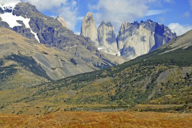 Parque nacional torres del paine, patagonia, Şili