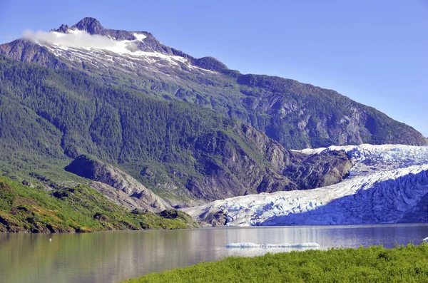 Glacier Mendenhall, forêt nationale des Tongass, Alaska — Photo