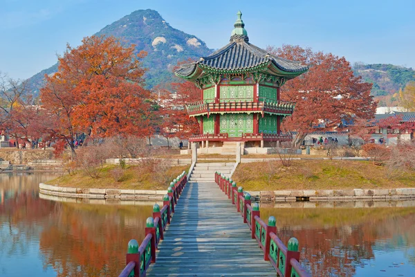 Gyeongbokgung Palace, Seoul, Zuid-Korea — Stockfoto