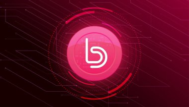 BIT kripto para birimi temalı pankart.