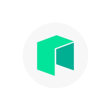 Beyaz arkaplanda yeni para simgesi izole edildi.