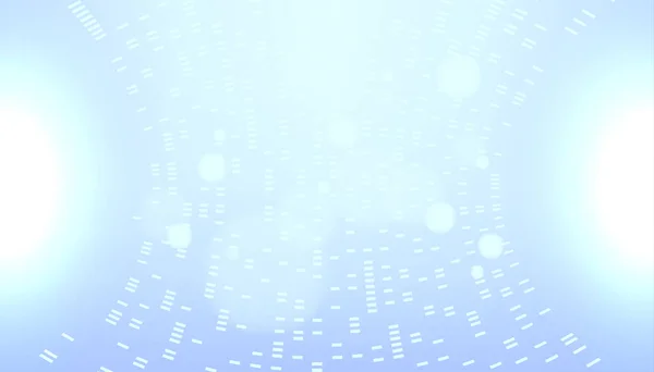 Абстрактный Плакат Голубом Фоне Динамическими Волнами Современный Фон Будущего Технологическая — стоковый вектор
