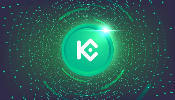 Kripto para birimi temalı Kcs parası.