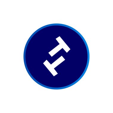 Beyaz arkaplanda izole edilmiş para simgesi (TEM).