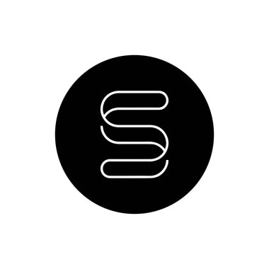 BTCST coin icon isolated on white background.