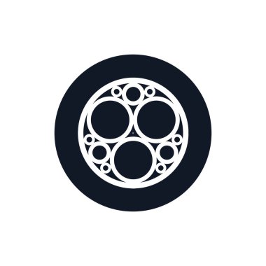 Beyaz arkaplanda SONM (SNM) para simgesi izole.