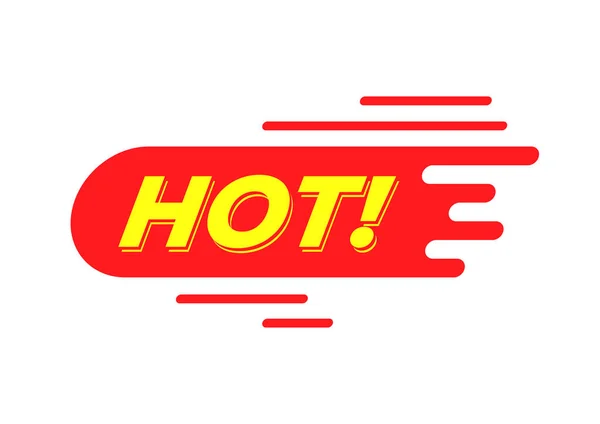 Hot Sale Label Hot Promotion Banner — Stockový vektor