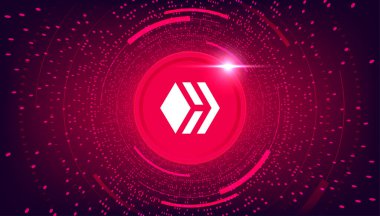 Kovan para kripto para kavramı pankart arkaplanı.