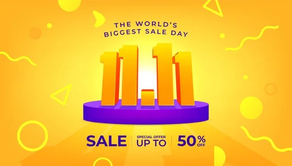 Online Πώληση Πρότυπο Banner Παγκόσμια Αφίσα Παγκόσμια Ημέρα Πωλήσεων Ψώνια — Διανυσματικό Αρχείο