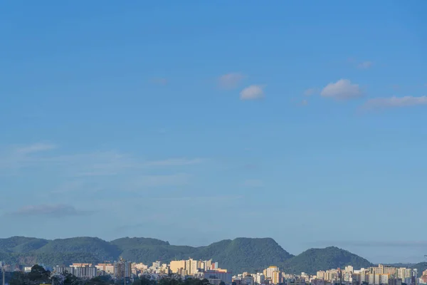 Panoramica Staden Santa Maria Brasilien Stadskärna Universitetsstaden Geografiskt Centrum För — Stockfoto