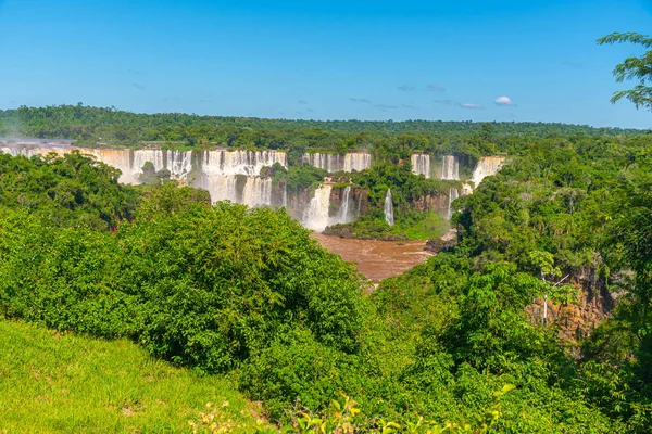 Parque Nacional Rio Iguau Brasil Vista Das Cataratas Iguaçu Lado — Fotografia de Stock