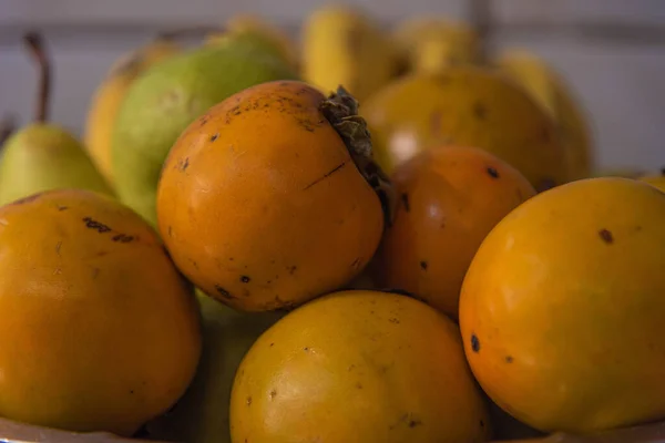 Cesta Con Frutas Tropicales Brasil Alimentación Saludable Frutas Típicas Brasileñas — Foto de Stock