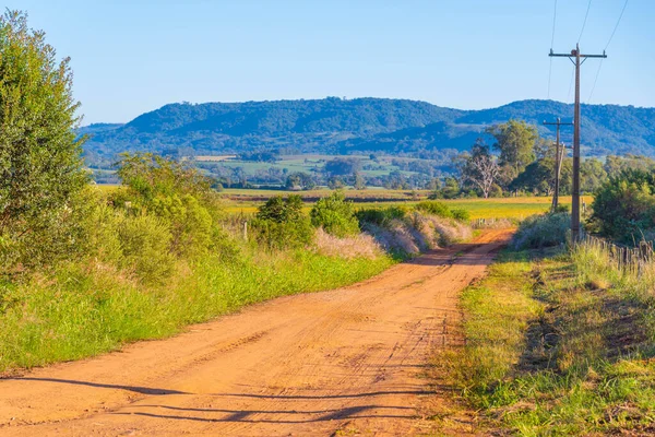 Landelijk Niet Stedelijk Landschap Landbouwproductiegebied Gebied Van Boerderijen Het Binnenland — Stockfoto