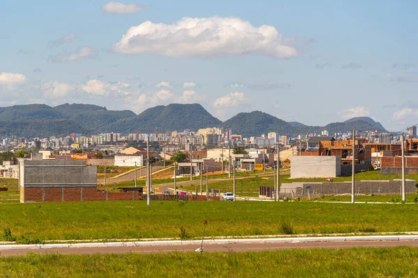 Vista Panorámica Ciudad Santa Maria Brasil Ciudad Sur Brasil Corazón — Foto de Stock