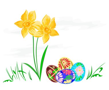 Nergis ile Paskalya yortusu yumurta