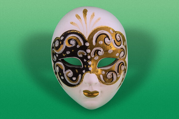 Venetian painted mask